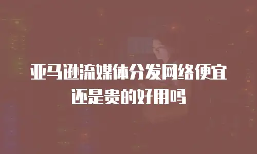 亚马逊流媒体分发网络便宜还是贵的好用吗