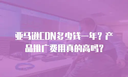 亚马逊CDN多少钱一年？产品推广费用真的高吗？
