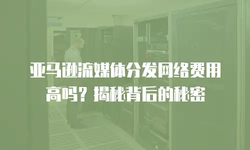 亚马逊流媒体分发网络费用高吗？揭秘背后的秘密