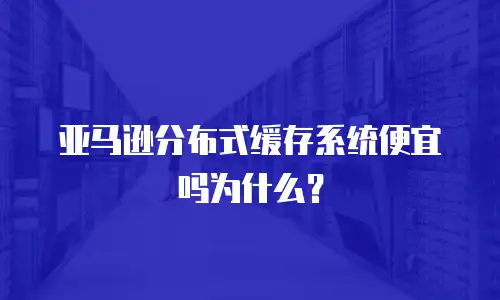 亚马逊分布式缓存系统便宜吗为什么？