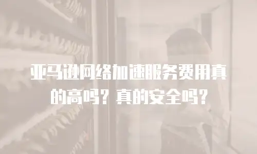 亚马逊网络加速服务费用真的高吗？真的安全吗？