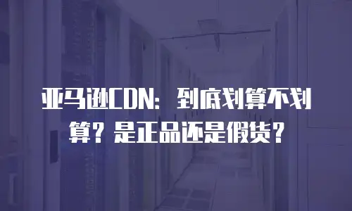 亚马逊CDN：到底划算不划算？是正品还是假货？