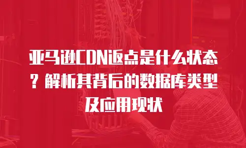 亚马逊CDN返点是什么状态？解析其背后的数据库类型及应用现状