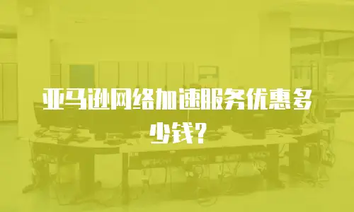 亚马逊网络加速服务优惠多少钱？