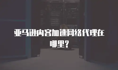 亚马逊内容加速网络代理在哪里?