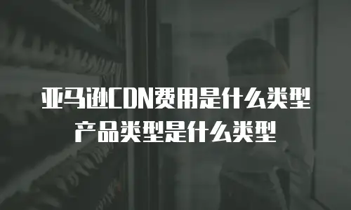 亚马逊CDN费用是什么类型产品类型是什么类型