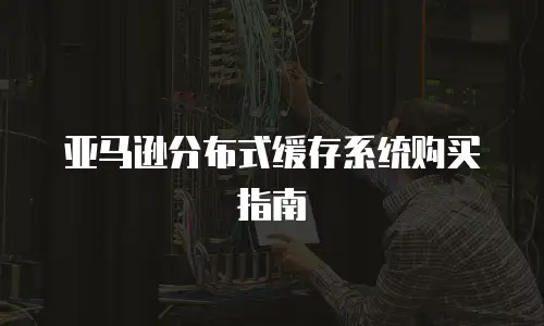 亚马逊分布式缓存系统购买指南