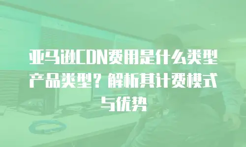 亚马逊CDN费用是什么类型产品类型？解析其计费模式与优势