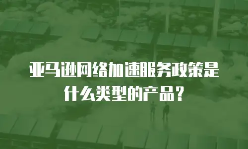 亚马逊网络加速服务政策是什么类型的产品？