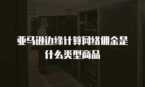 亚马逊边缘计算网络佣金是什么类型商品