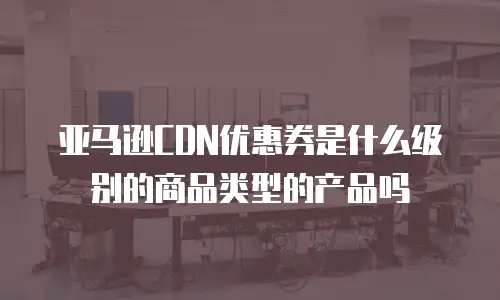 亚马逊CDN优惠券是什么级别的商品类型的产品吗