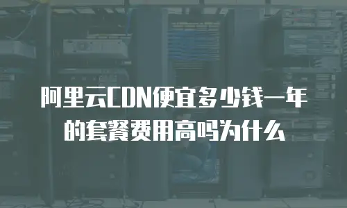阿里云CDN便宜多少钱一年的套餐费用高吗为什么