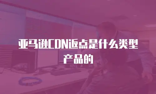 亚马逊CDN返点是什么类型产品的
