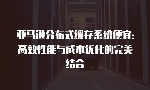 亚马逊分布式缓存系统便宜：高效性能与成本优化的完美结合
