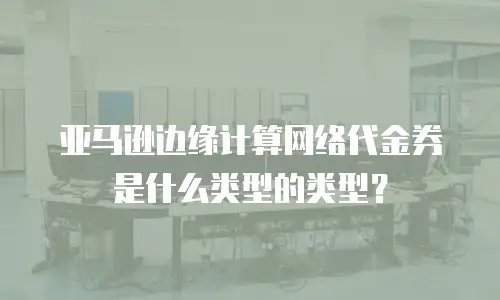 亚马逊边缘计算网络代金券是什么类型的类型？