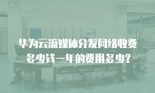 华为云流媒体分发网络收费多少钱一年的费用多少？