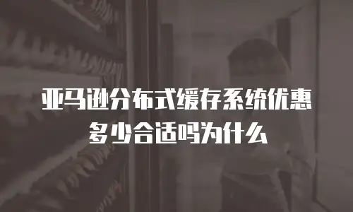 亚马逊分布式缓存系统优惠多少合适吗为什么