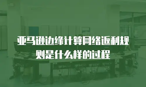 亚马逊边缘计算网络返利规则是什么样的过程