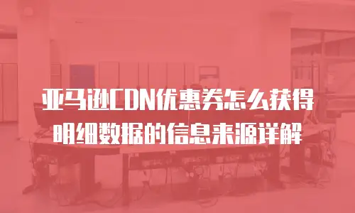 亚马逊CDN优惠券怎么获得明细数据的信息来源详解