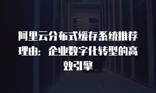 阿里云分布式缓存系统推荐理由：企业数字化转型的高效引擎
