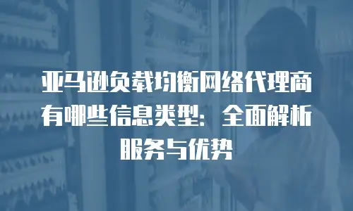 亚马逊负载均衡网络代理商有哪些信息类型：全面解析服务与优势