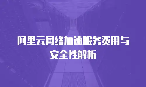 阿里云网络加速服务费用与安全性解析