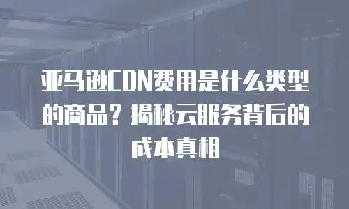 亚马逊CDN费用是什么类型的商品？揭秘云服务背后的成本真相