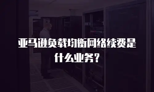 亚马逊负载均衡网络续费是什么业务？