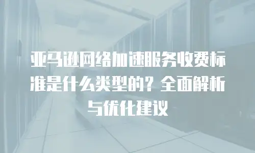 亚马逊网络加速服务收费标准是什么类型的？全面解析与优化建议