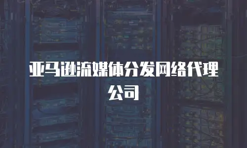 亚马逊流媒体分发网络代理公司