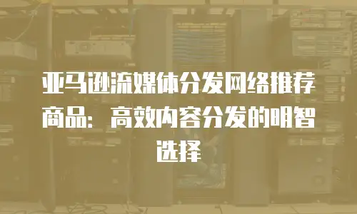 亚马逊流媒体分发网络推荐商品：高效内容分发的明智选择