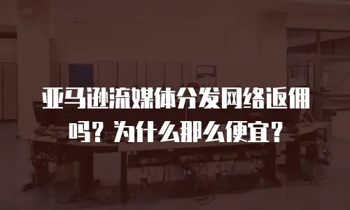 亚马逊流媒体分发网络返佣吗？为什么那么便宜？