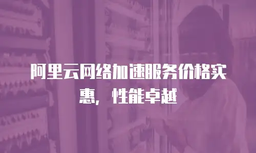 阿里云网络加速服务价格实惠，性能卓越