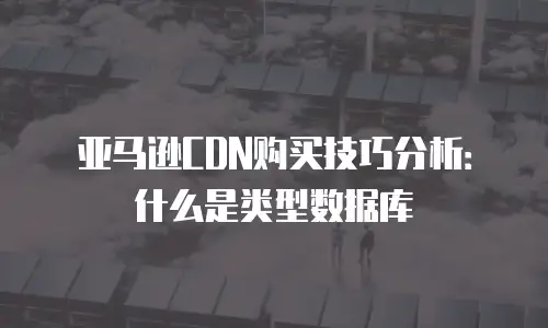 亚马逊CDN购买技巧分析：什么是类型数据库