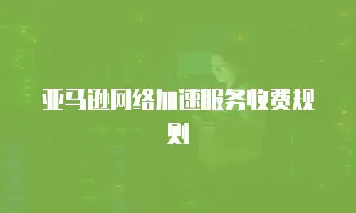 亚马逊网络加速服务收费规则