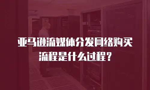 亚马逊流媒体分发网络购买流程是什么过程？