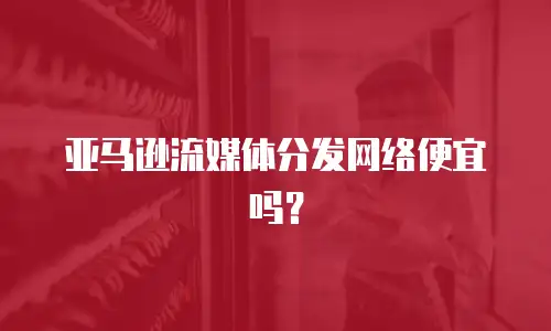 亚马逊流媒体分发网络便宜吗？