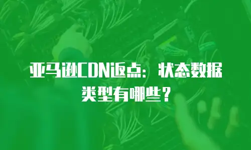 亚马逊CDN返点：状态数据类型有哪些？
