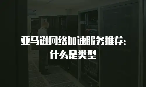 亚马逊网络加速服务推荐：什么是类型