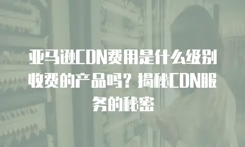 亚马逊CDN费用是什么级别收费的产品吗？揭秘CDN服务的秘密