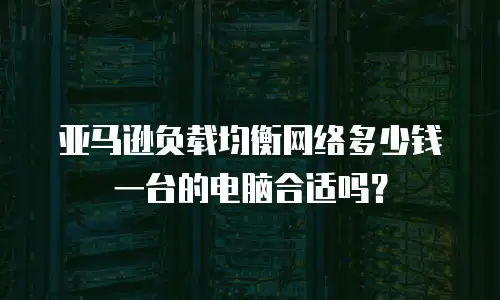 亚马逊负载均衡网络多少钱一台的电脑合适吗？