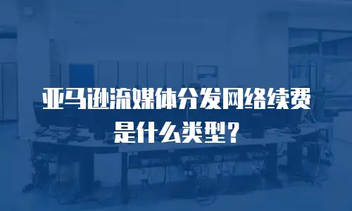 亚马逊流媒体分发网络续费是什么类型？