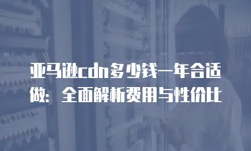 亚马逊cdn多少钱一年合适做：全面解析费用与性价比