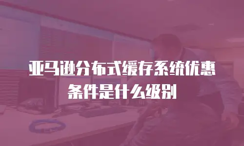 亚马逊分布式缓存系统优惠条件是什么级别