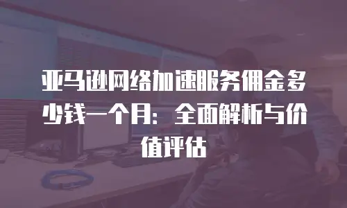 亚马逊网络加速服务佣金多少钱一个月：全面解析与价值评估