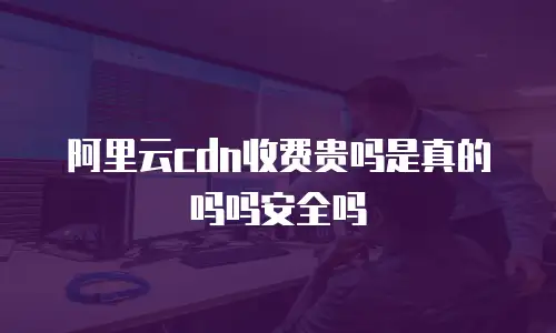 阿里云cdn收费贵吗是真的吗吗安全吗
