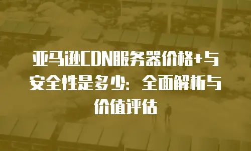 亚马逊CDN服务器价格+与安全性是多少：全面解析与价值评估