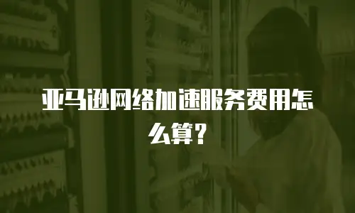 亚马逊网络加速服务费用怎么算？