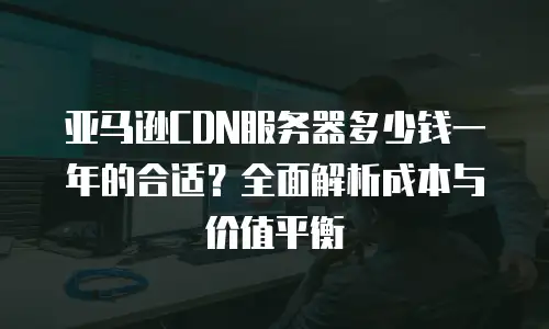 亚马逊CDN服务器多少钱一年的合适？全面解析成本与价值平衡