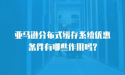亚马逊分布式缓存系统优惠条件有哪些作用吗？